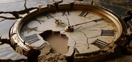 Horloge brisée